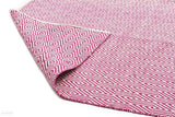 Habitat Diamond Pattern Rug - Pink - FLATWEAVE