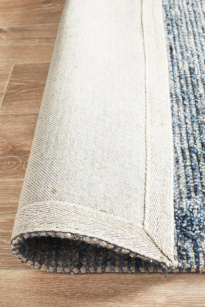 Allure Indigo Cotton Rayon Rug