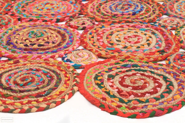 Atrium Amilia Cotton and Jute Rug Multi