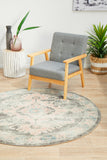 Avenue 701 Grey Round Rug