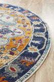 Babylon 201 Rust Round Rug - MODERN