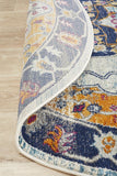 Babylon 201 Rust Round Rug - MODERN