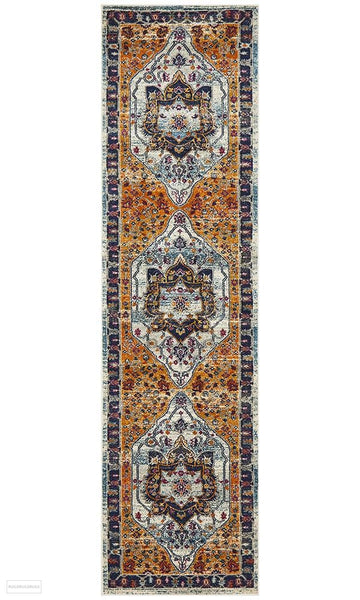 Babylon 201 Rust Runner Rug - MODERN