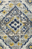 Babylon 203 Navy Round Rug - MODERN