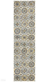 Babylon 204 Blue Runner Rug - MODERN