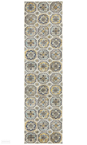 Babylon 204 Blue Runner Rug - MODERN