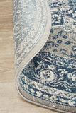 Babylon 207 Blue Round Rug - MODERN