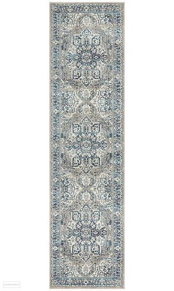 Babylon 207 Blue Runner Rug - MODERN