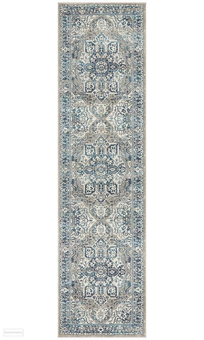Babylon 207 Blue Runner Rug - MODERN