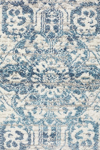 Babylon 207 Blue Runner Rug - MODERN