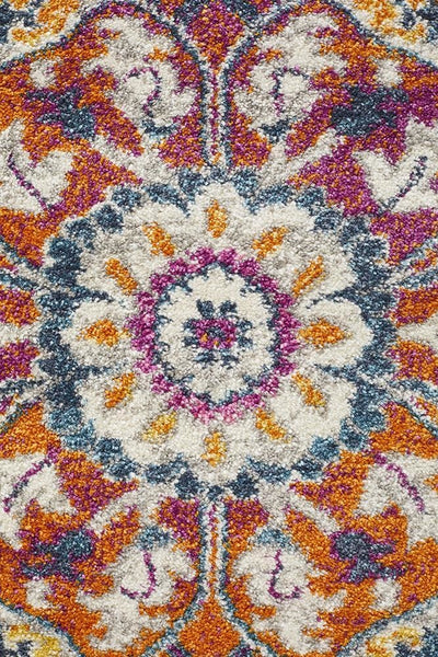 Babylon 207 Multi Round Rug - MODERN