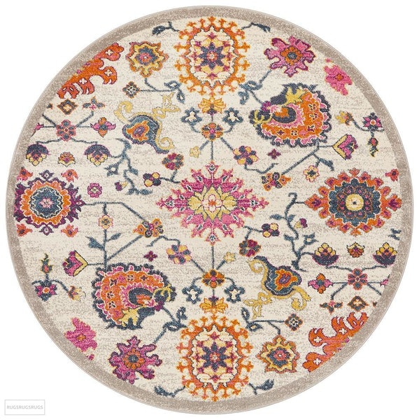 Babylon 208 Multi Round Rug - MODERN