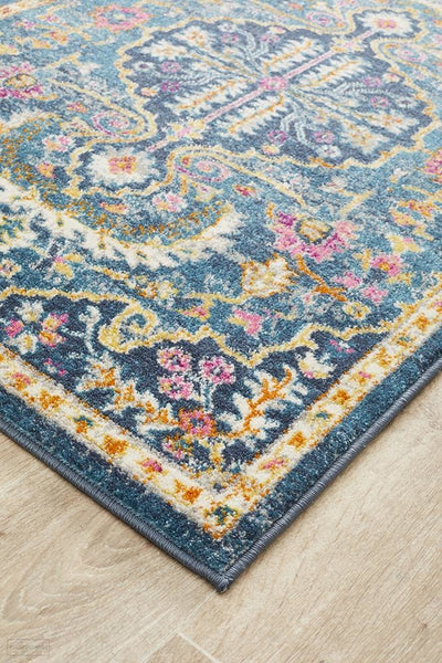 Babylon 209 Navy Runner Rug - MODERN
