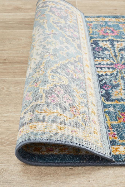 Babylon 209 Navy Runner Rug - MODERN