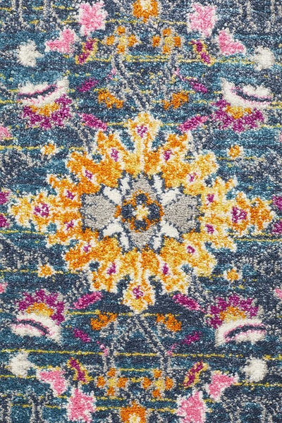 Babylon 210 Blue Runner Rug - MODERN