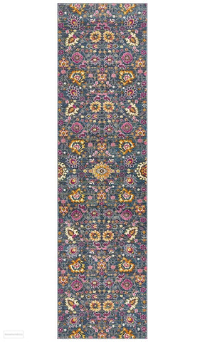 Babylon 210 Blue Runner Rug - MODERN