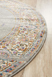 Babylon 211 Grey Round Rug - MODERN