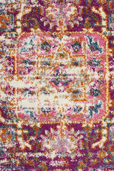 Babylon 211 Pink Round Rug - MODERN