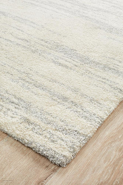 Broadway Evelyn Contemporary Silver Rug - MODERN