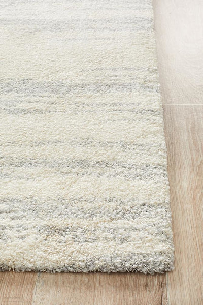 Broadway Evelyn Contemporary Silver Rug - MODERN