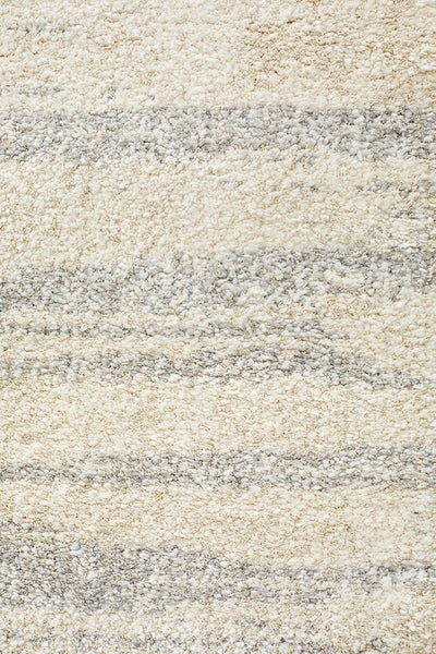 Broadway Evelyn Contemporary Silver Rug - MODERN