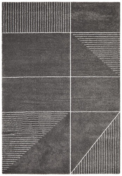 Broadway Florence Modern Charcoal Rug - MODERN