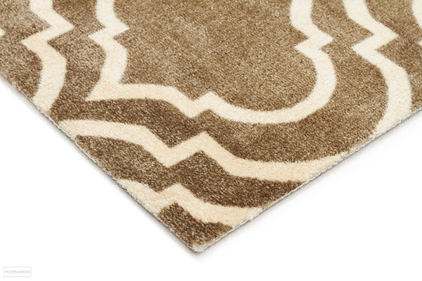 City Modern Trelliss design Rug Ash