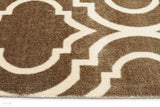City Modern Trelliss design Rug Ash