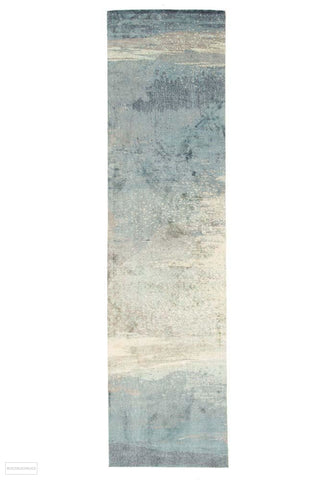 City Monet Stunning Blue Runner Rug - 300X76cm