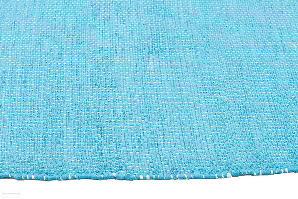 Coastal Indoor Outdoor 4 Turq Rug