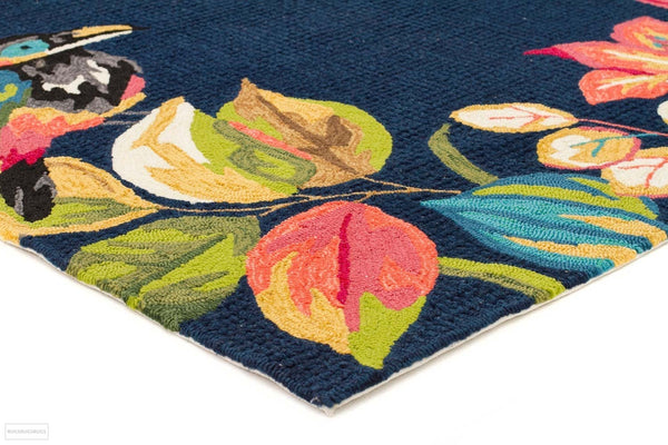 Copacabana Tropical Garden Stunning Indoor Outdoor Rug