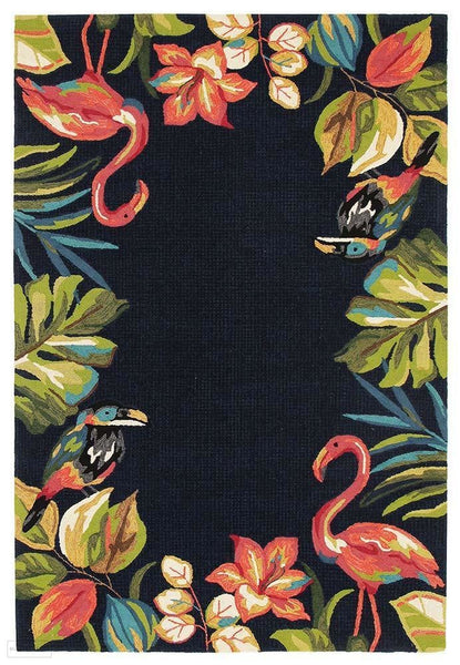Copacabana Tropical Garden Stunning Indoor Outdoor Rug