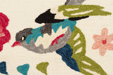 Copacabana Finch and Nest Exquisite Indoor Outdoor Rug Cream