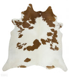 Exquisite Natural Cow Hide Brown White - Cowhide