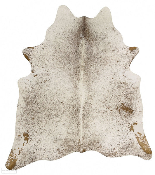 Exquisite Natural Cow Hide Salt & Pepper Brown - Cowhide