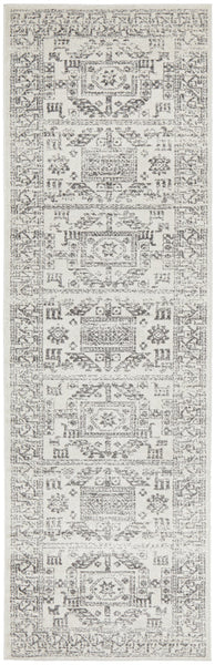 Chrome Addison Silver Runner Rug