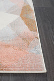 Dimensions Divinity Shatter Blush Modern Runner Rug