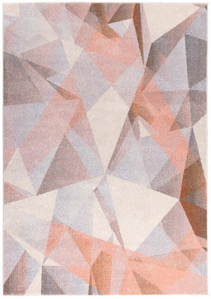 Dimensions Divinity Shatter Blush Modern Rug - 230X160cm