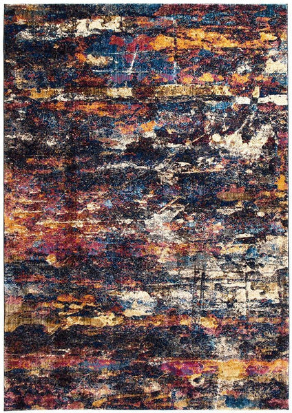 Dreamscape Splash Modern Midnight Rug - 230x160cm