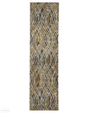 Dreamscape Flurry Modern Charcoal Rug - 300x80cm