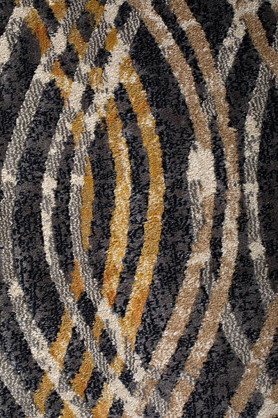Dreamscape Flurry Modern Charcoal Rug