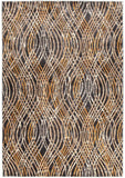 Dreamscape Flurry Modern Charcoal Rug - 230x160cm