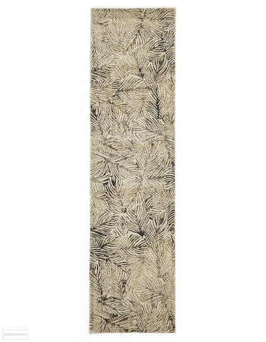 Dreamscape Artistic Nature Modern Charcoal Runner Rug - 300x80cm
