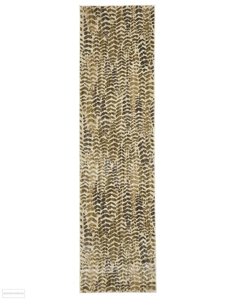 Dreamscape Progress Modern Sage Runner Rug - 300x80cm