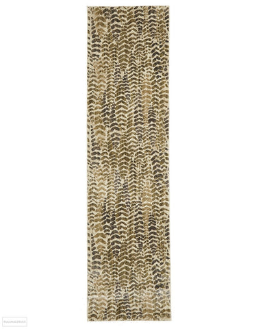 Dreamscape Progress Modern Sage Runner Rug - 300x80cm