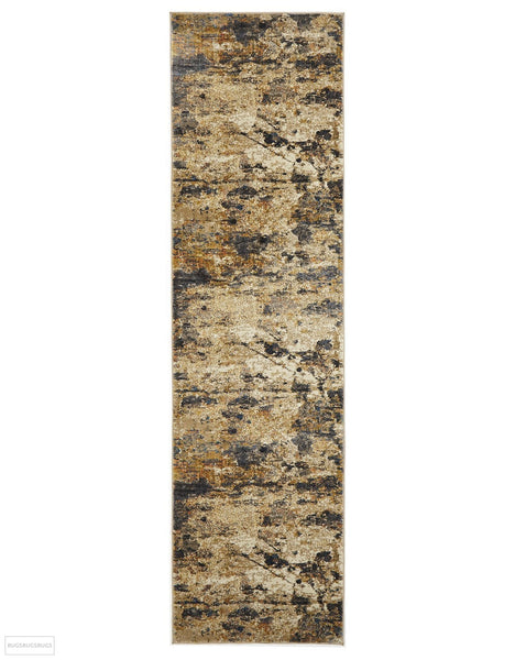 Dreamscape Tribute Modern Rust Runner Rug - 300x80cm