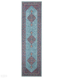 Eternal Whisper Diamond Blue Rug - 300X80cm