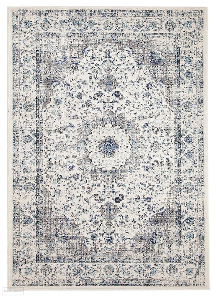 Evoke Mist White Transitional Rug - 230x160cm