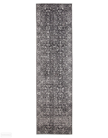 Evoke Estella Charcoal Transitional Runner Rug