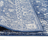 Evoke Oasis Navy Transitional Rug